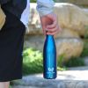 Cola Shaped Insulated Stainless Steel Water Bottle 25oz Sky Blue SF312503