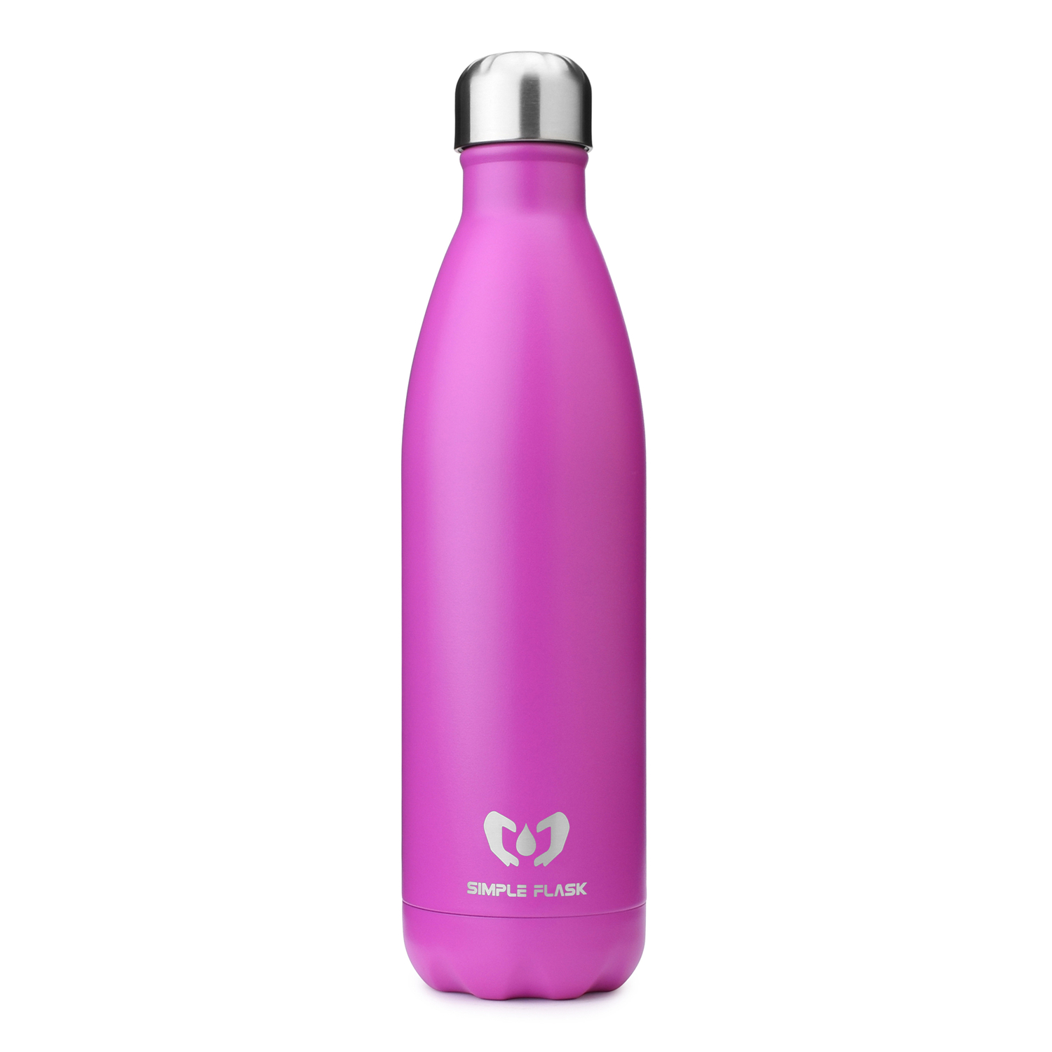 Stainless Steel Vacuum Insulated Water Bottle Rose Color | Simple